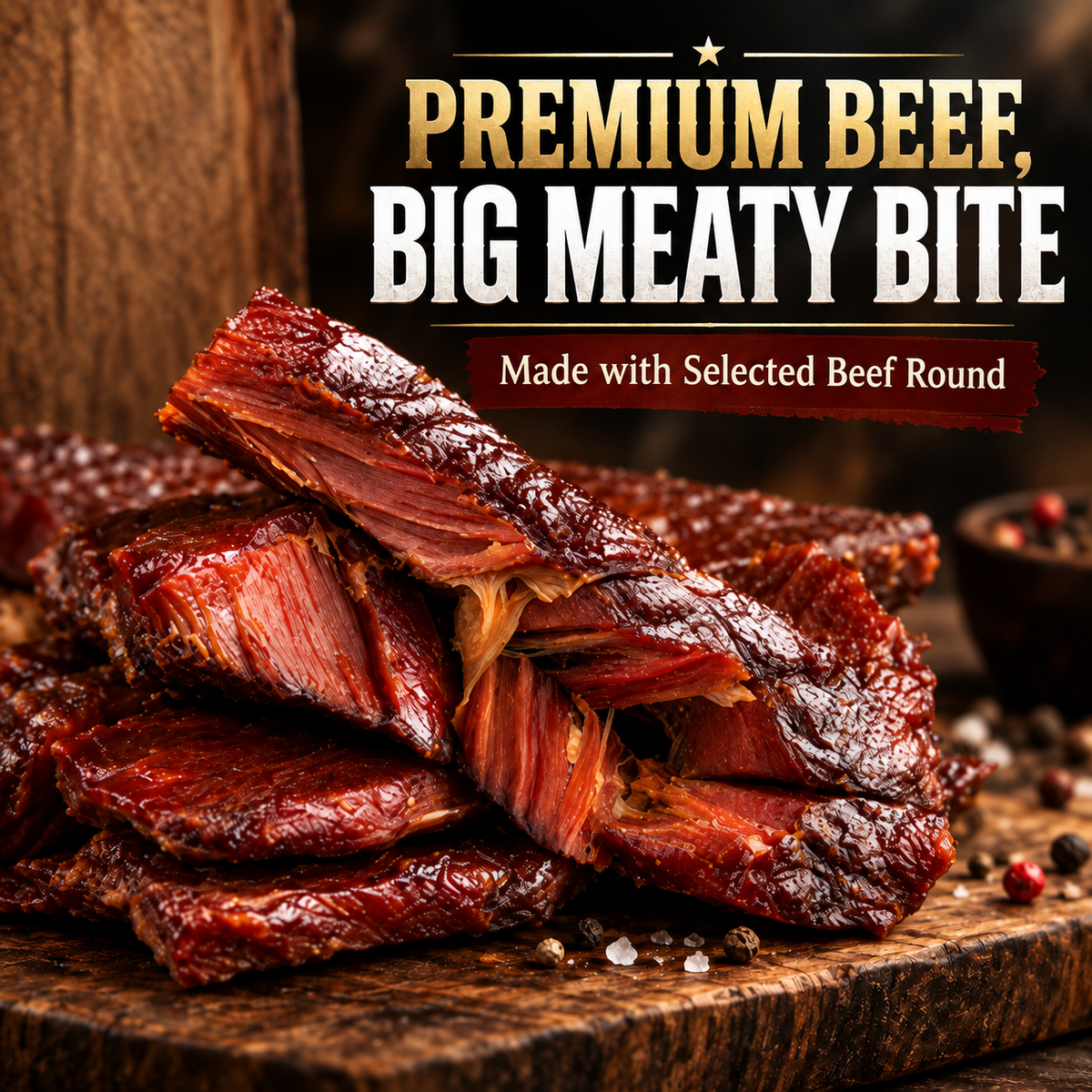 🥩Craving Snacks While Cutting Sugar? This Zero-Sugar Premium American Beef Jerky Lets You Indulge Without the Guilt or Spikes-Finn