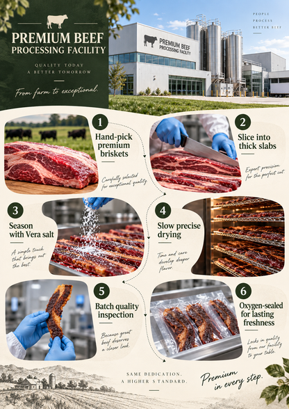 🥩100% Grass-Fed Beef Brisket Snack — High Protein, 🦬Low Carb & Made for Everyday Energy-Finn