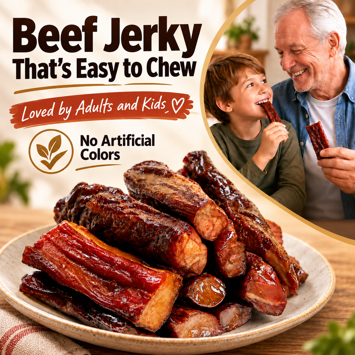 🥩Craving Snacks While Cutting Sugar? This Zero-Sugar Premium American Beef Jerky Lets You Indulge Without the Guilt or Spikes-Finn